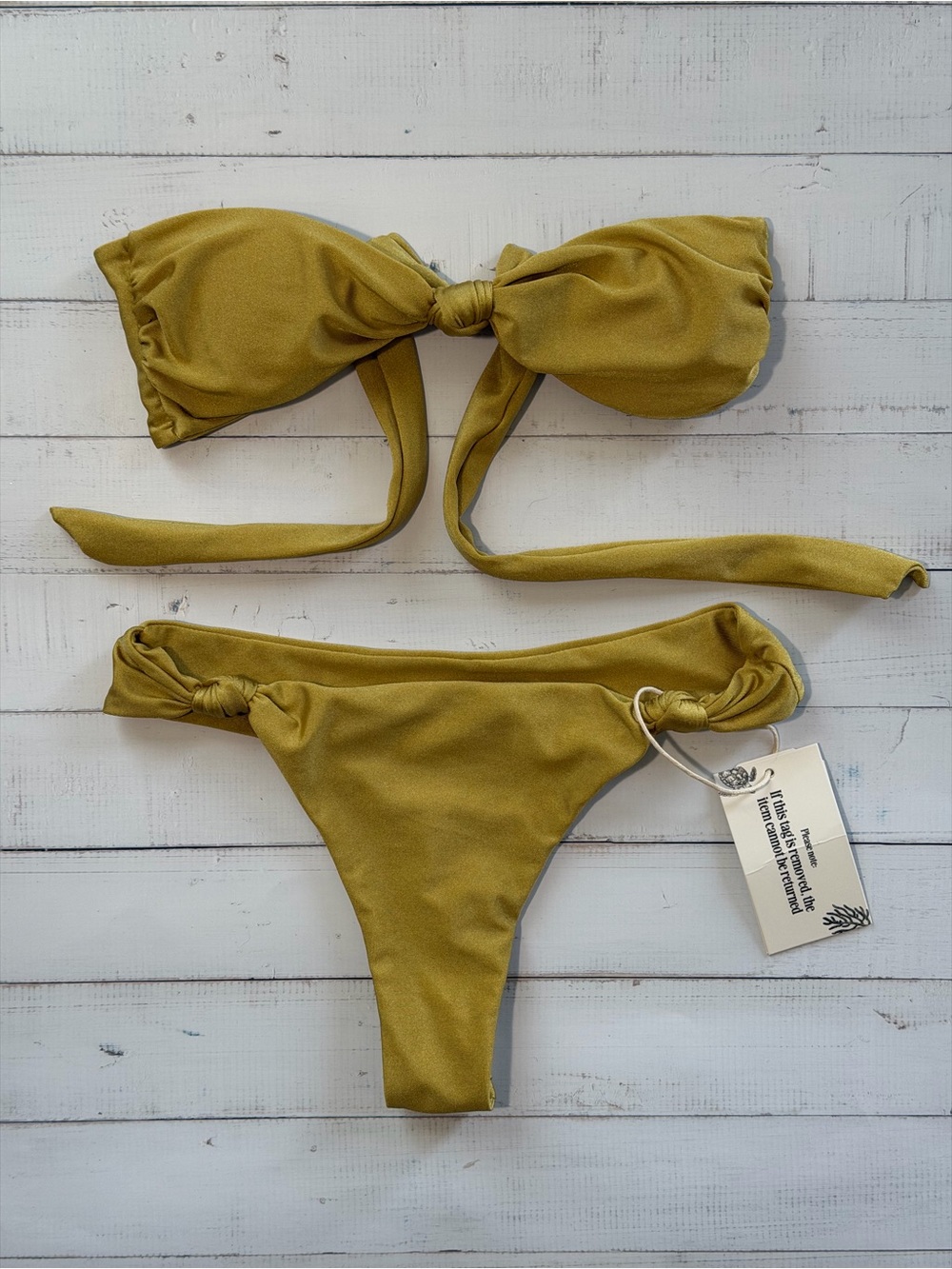 Atolea Swim Zanzibar Bikini Set in Pear
